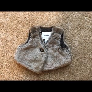 Old Navy fur vest